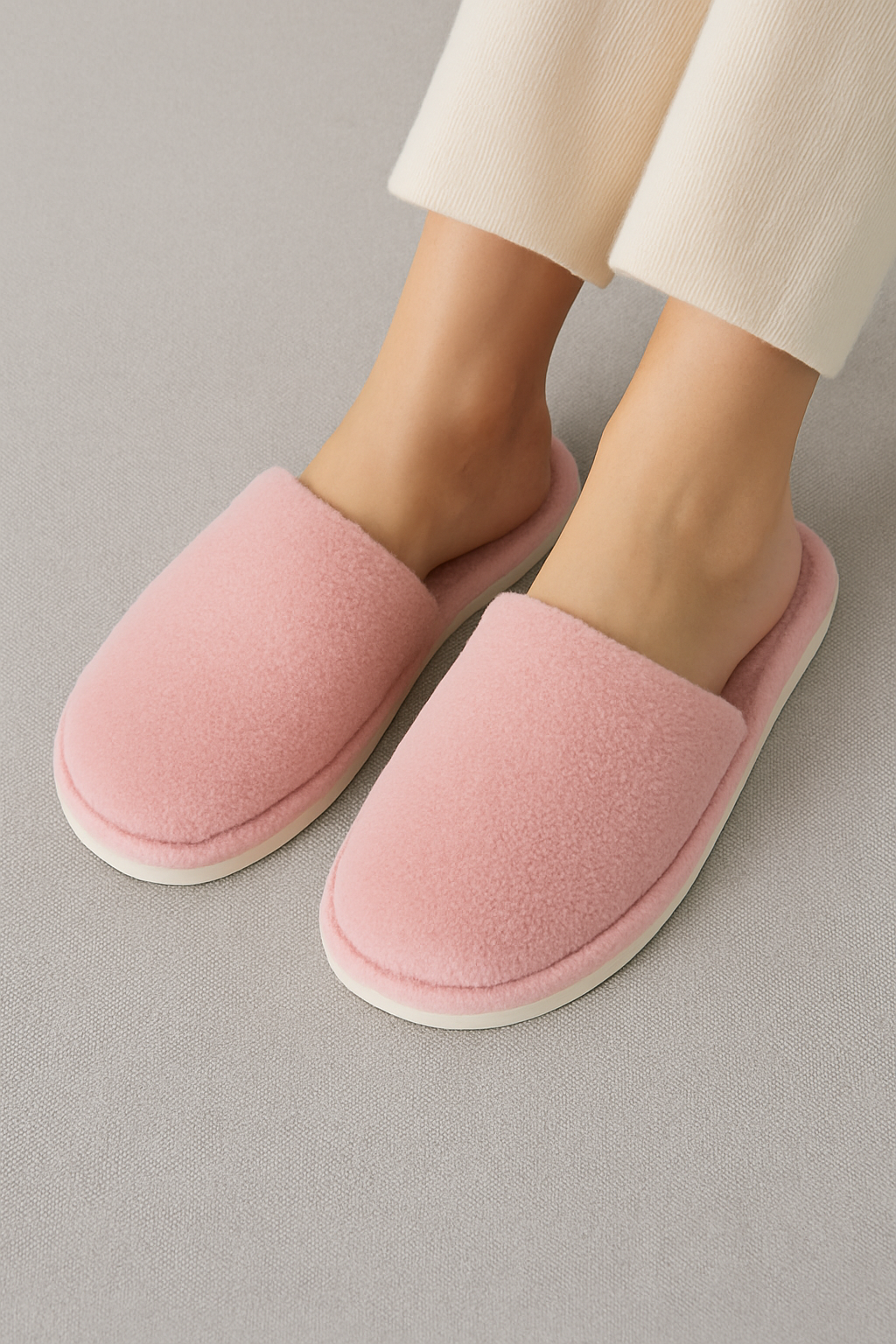 Ultra-Soft Lined Winter Slippers – Non-Slip Sole