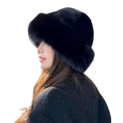 Chapeau en Fourrure Style Chic et Luxe