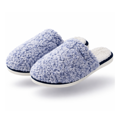 Ultra-soft and comfortable Sherpa-lined slippers
