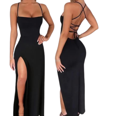 Robe Mi Longue Élégante, Robe Slim D'Occasion