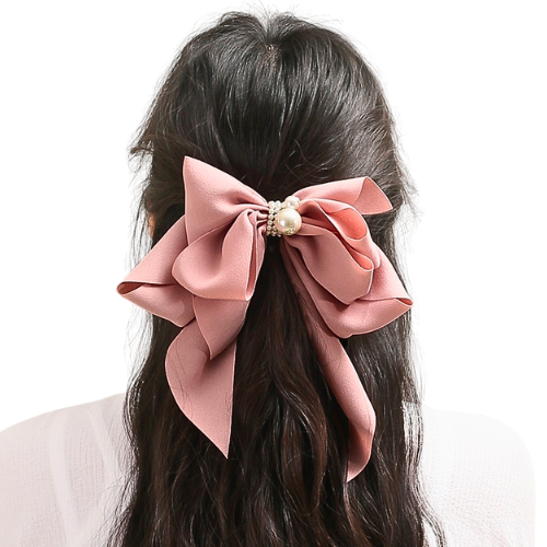 Pince à Cheveux en Mousseline de Soie – Style Papillon