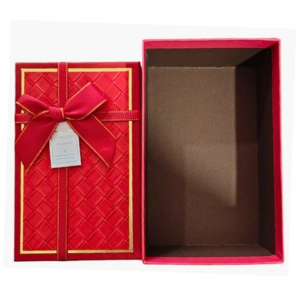 x1 Boîte Cadeau Rouge Élégante – Petite, Moyenne & Grande Taille