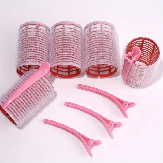 1Pc Bigoudis Auto-agrippants avec Pinces