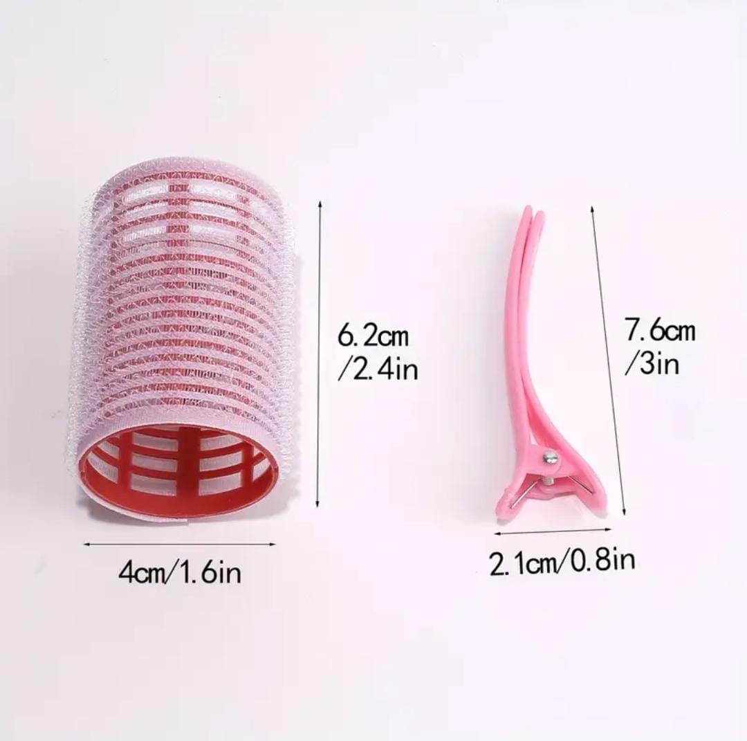 1Pc Bigoudis Auto-agrippants avec Pinces