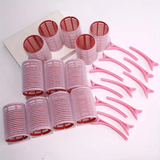 1Pc Bigoudis Auto-agrippants avec Pinces