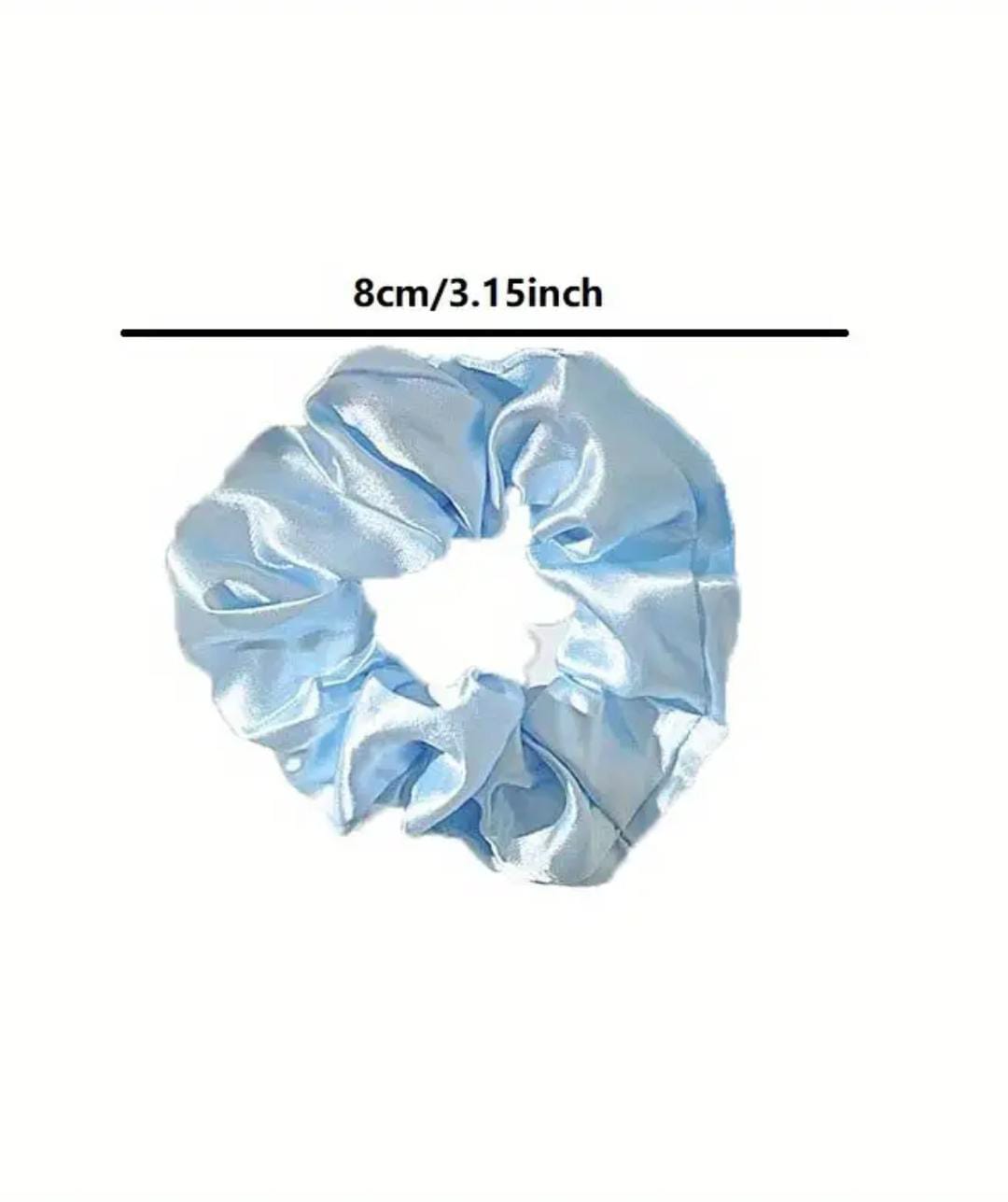 x1 Chouchou Satin Couleur Aléatoire