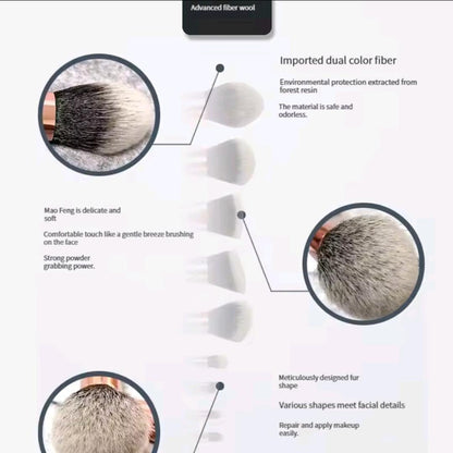 10 Pinceaux de Maquillage