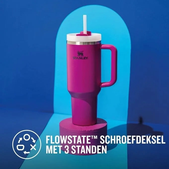 Stanley Gourde Quencher H2.0 FlowState 1.18L – Rose Foncé