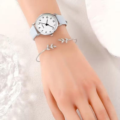 Montre Quartz Élégante Bleu