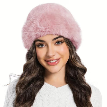 Chic and Luxurious Fur Hat 