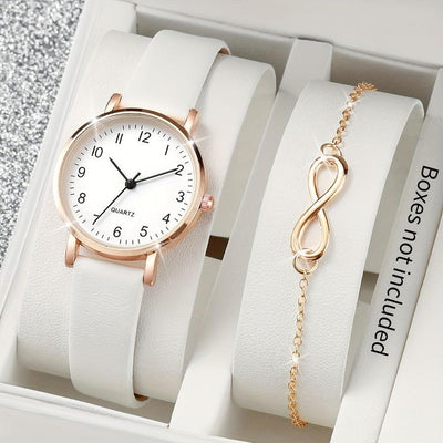 Montre Style Coréen Blanc