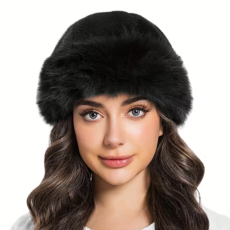 Chic and Luxurious Fur Hat 