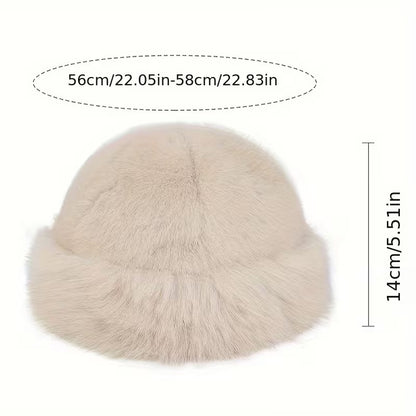 Chic and Luxurious Fur Hat 