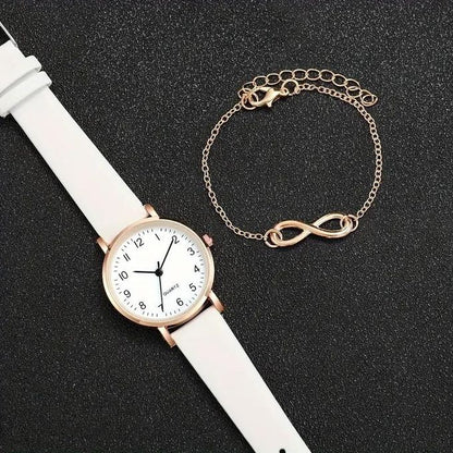 Montre Style Coréen Blanc
