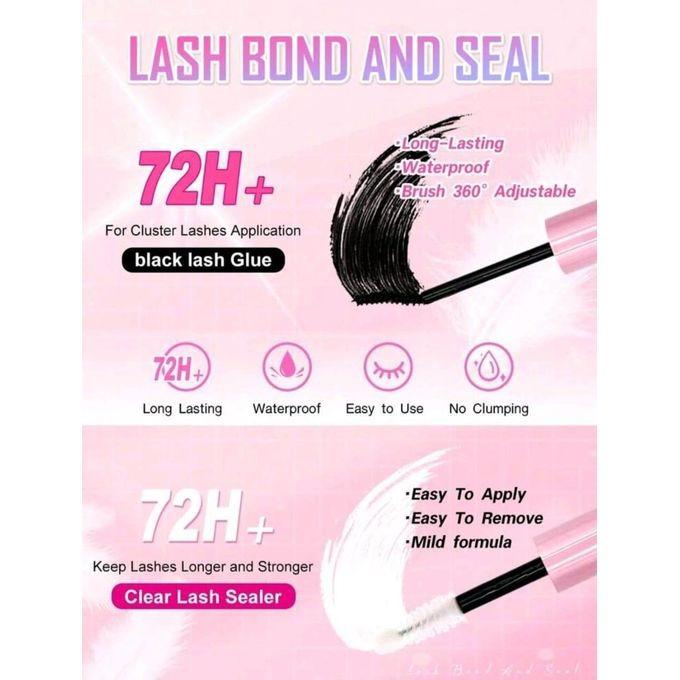 Eyelash Extension Kit – 200 pieces – Lengths 8 to 16 mm