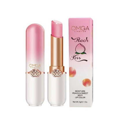 Crystal Moisturizing Lip Balm, Peach Color