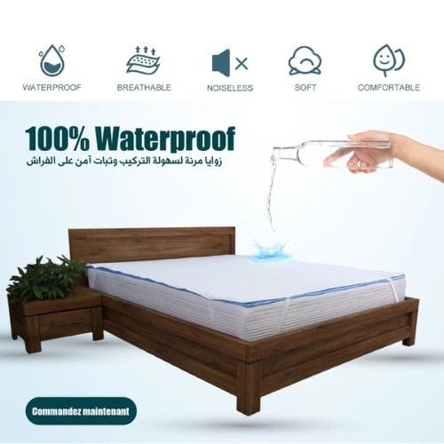 Protège-Matelas Imperméable avec Élastiques