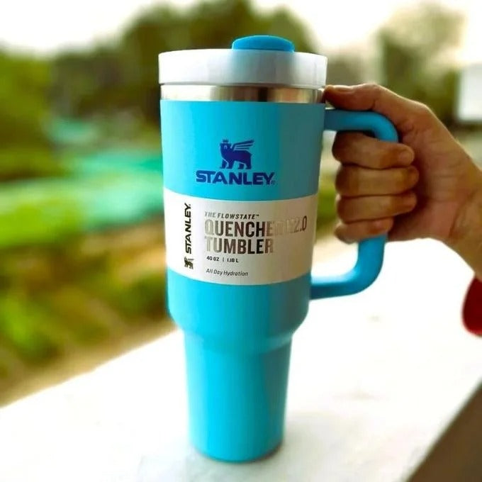 Stanley Gourde Quencher H2.0 FlowState 1.18L – Bleu