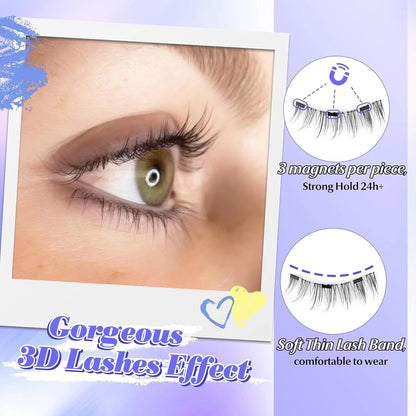 Cils Magnétiques Sans Colle