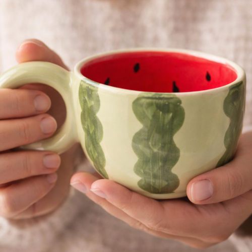 Tasse en Céramique Motif Pastèque