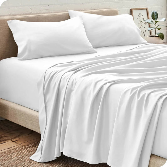 Pack Draps Microfibre : Drap Housse + Drap Plat + Taie D’Oreiller