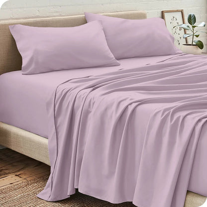 Pack Draps Microfibre : Drap Housse + Drap Plat + Taie D’Oreiller